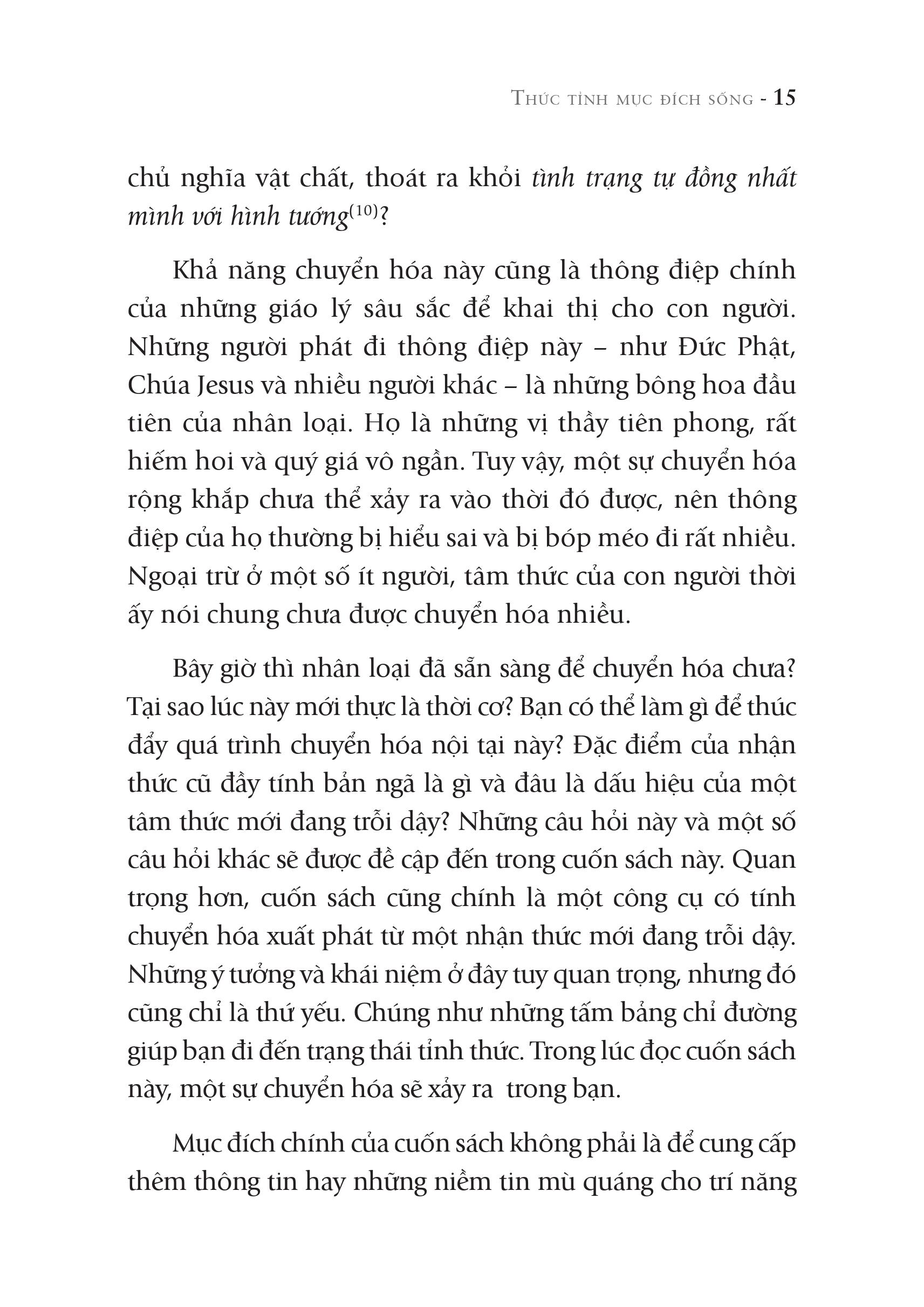 thức tỉnh mục đích sống (tái bản)