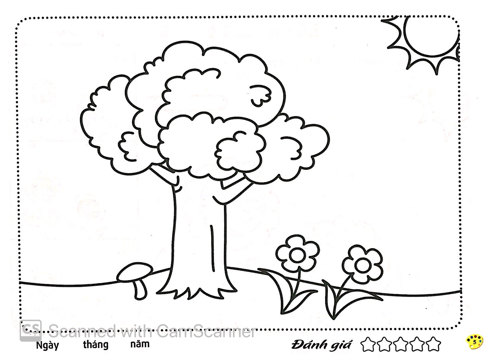 thực vật - tô màu