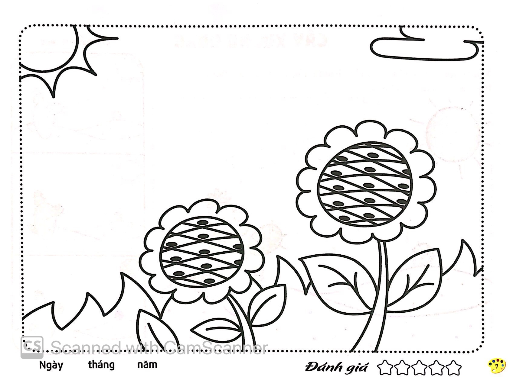 thực vật - tô màu