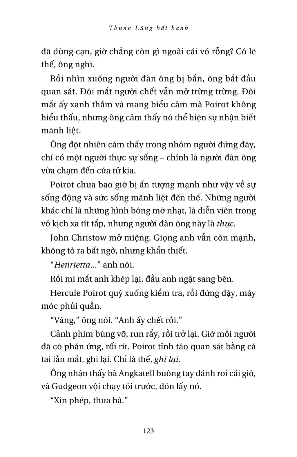 thung lũng bất hạnh - the hollow