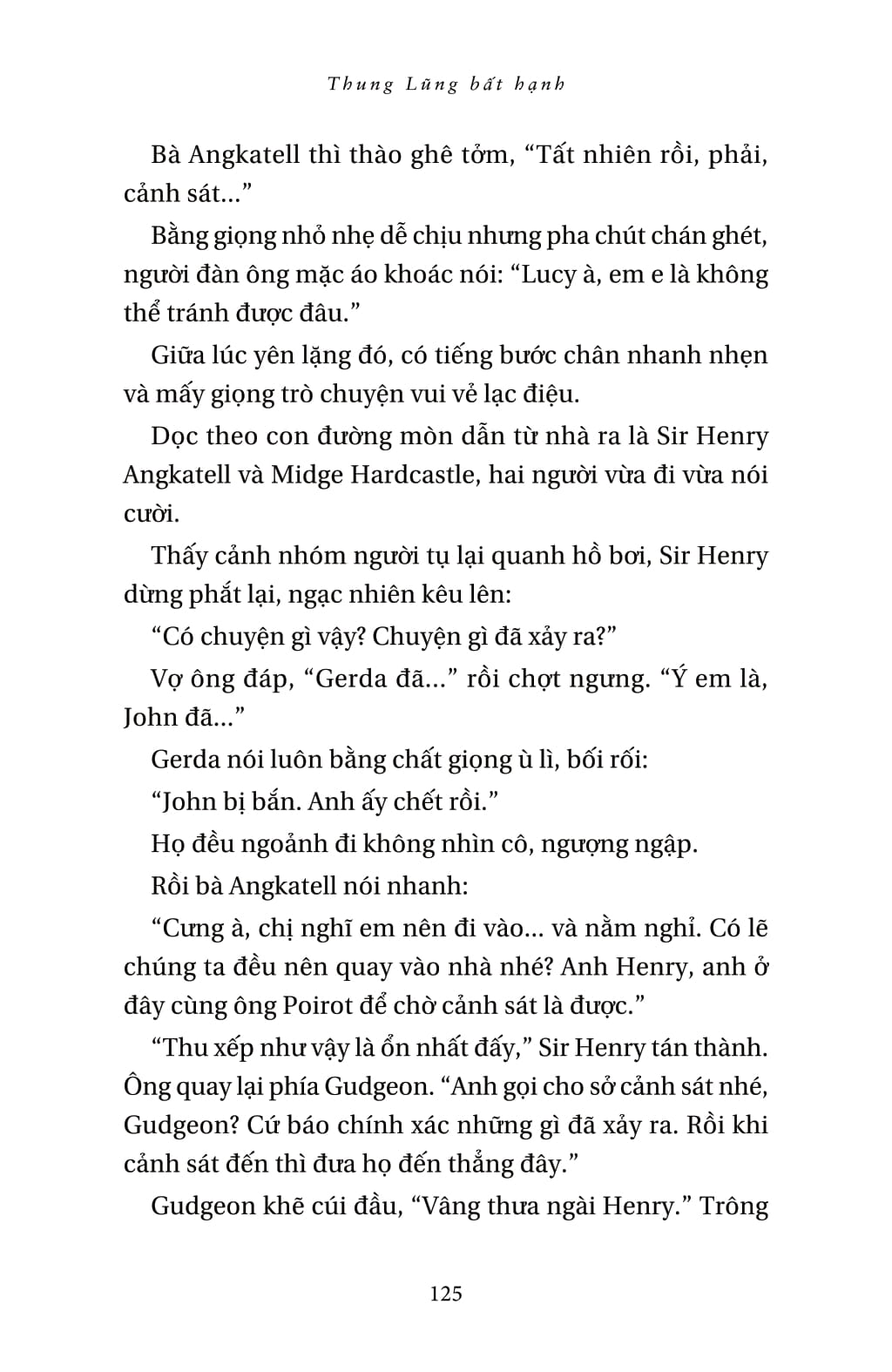 thung lũng bất hạnh - the hollow