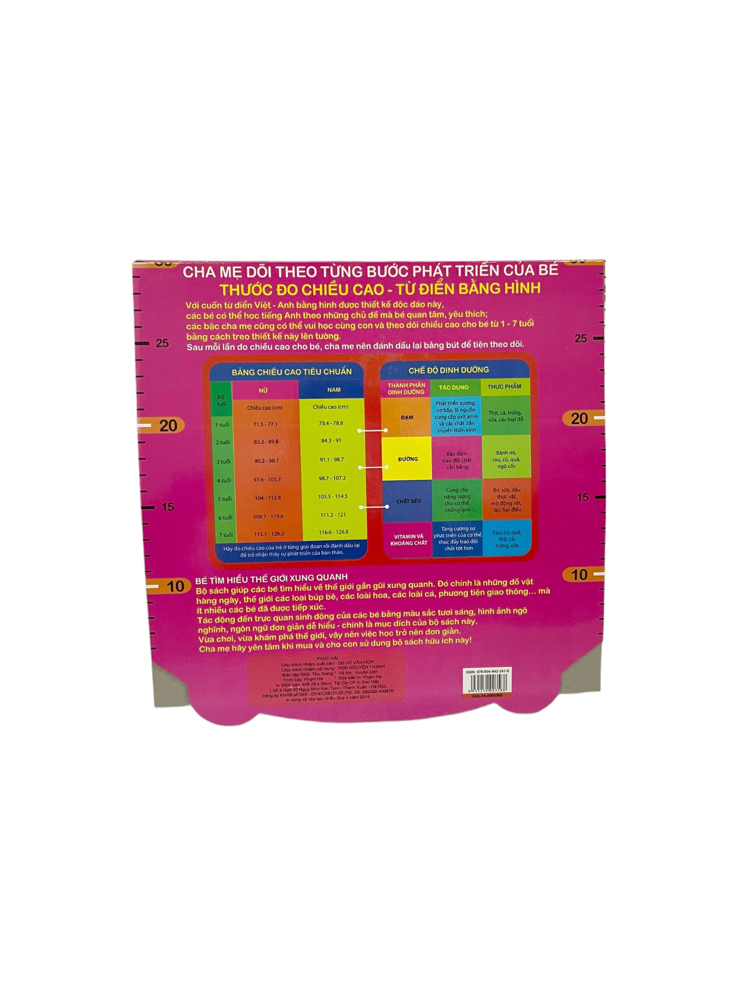 thước đo chiều cao - động vật hoang dã (trí việt)