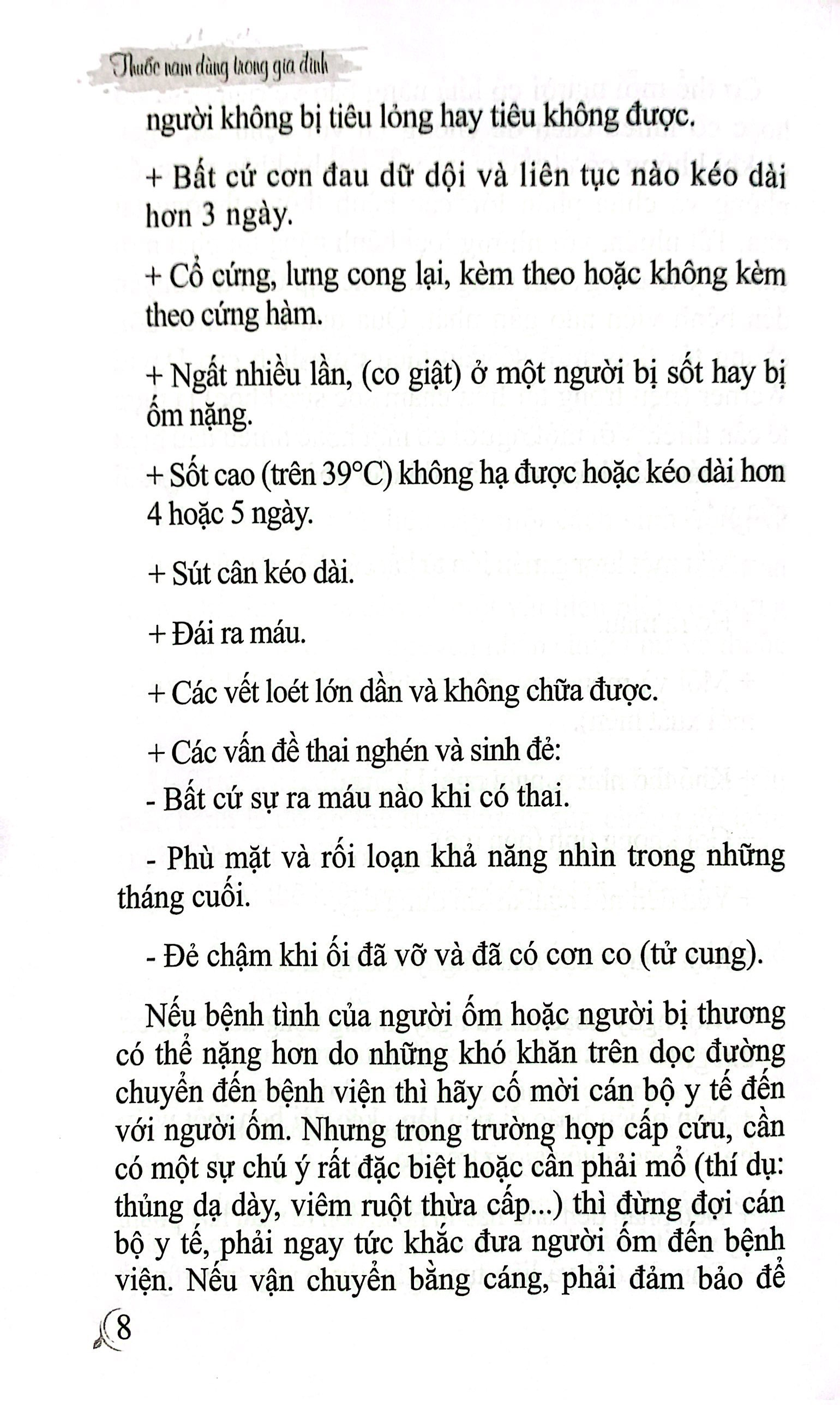thuốc nam dùng trong gia đình - 50 chứng bệnh thường mắc trong 5 biểu hiện thường gặp