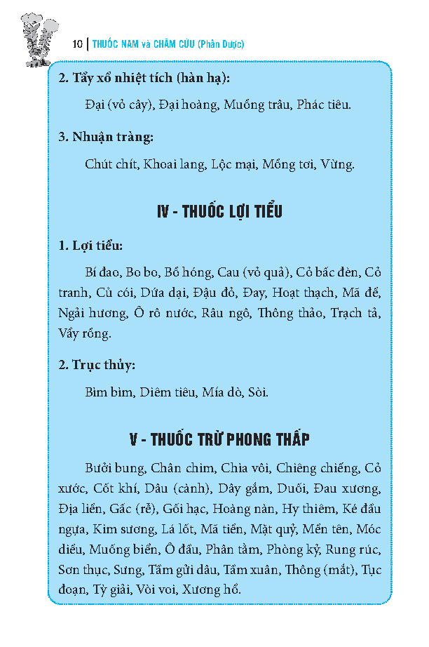 thuốc nam và châm cứu - phần dược