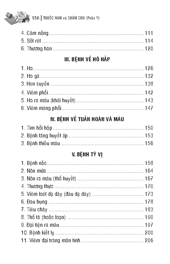 thuốc nam và châm cứu - phần y