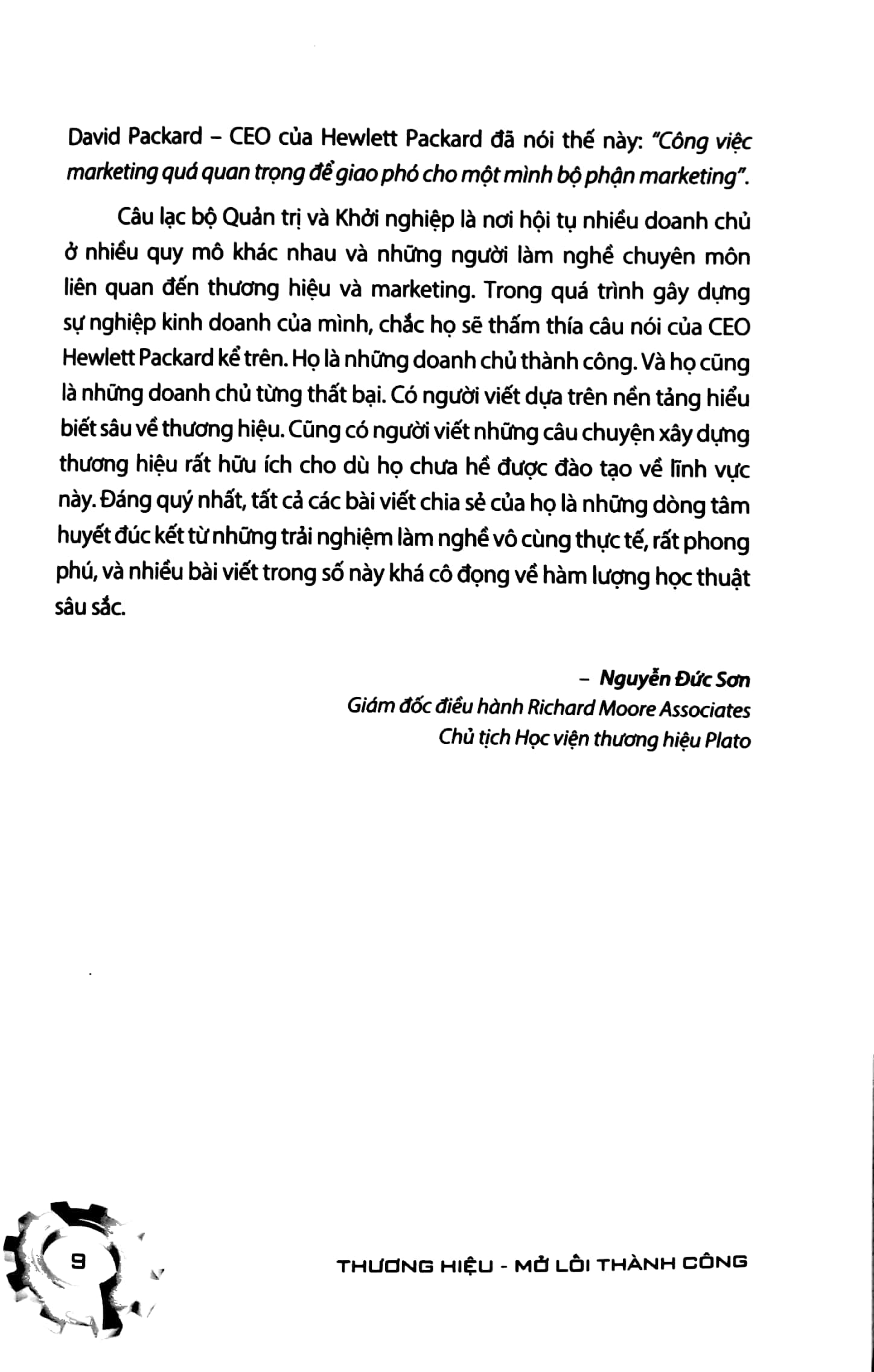 thương hiệu - mở lối thành công