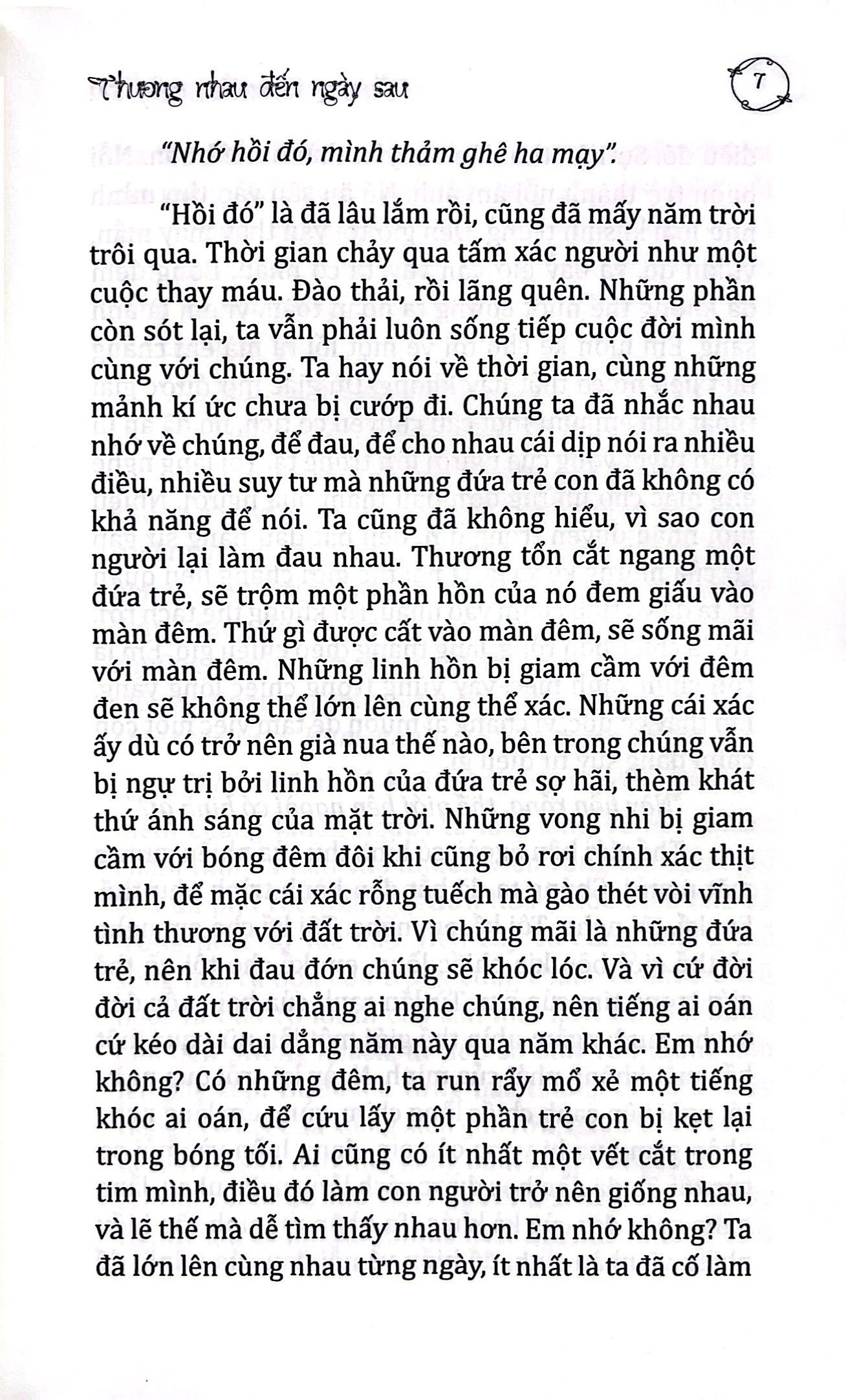 thương nhau đến ngày sau