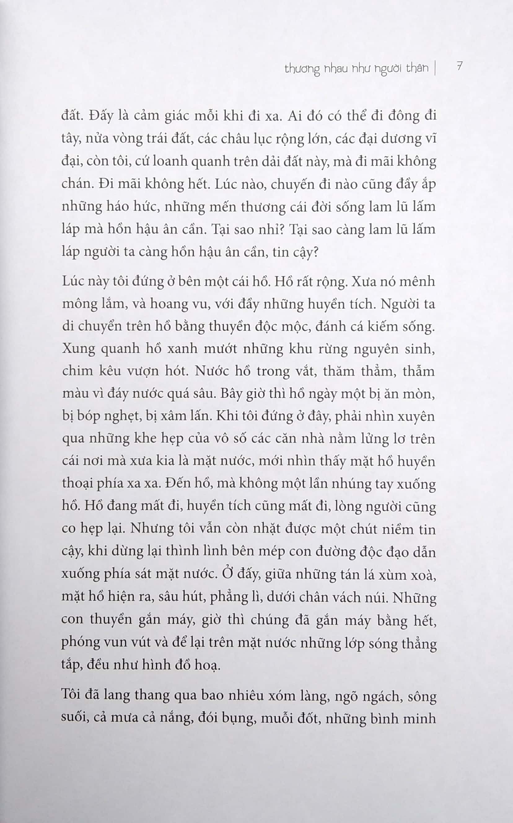 thương nhau như người thân