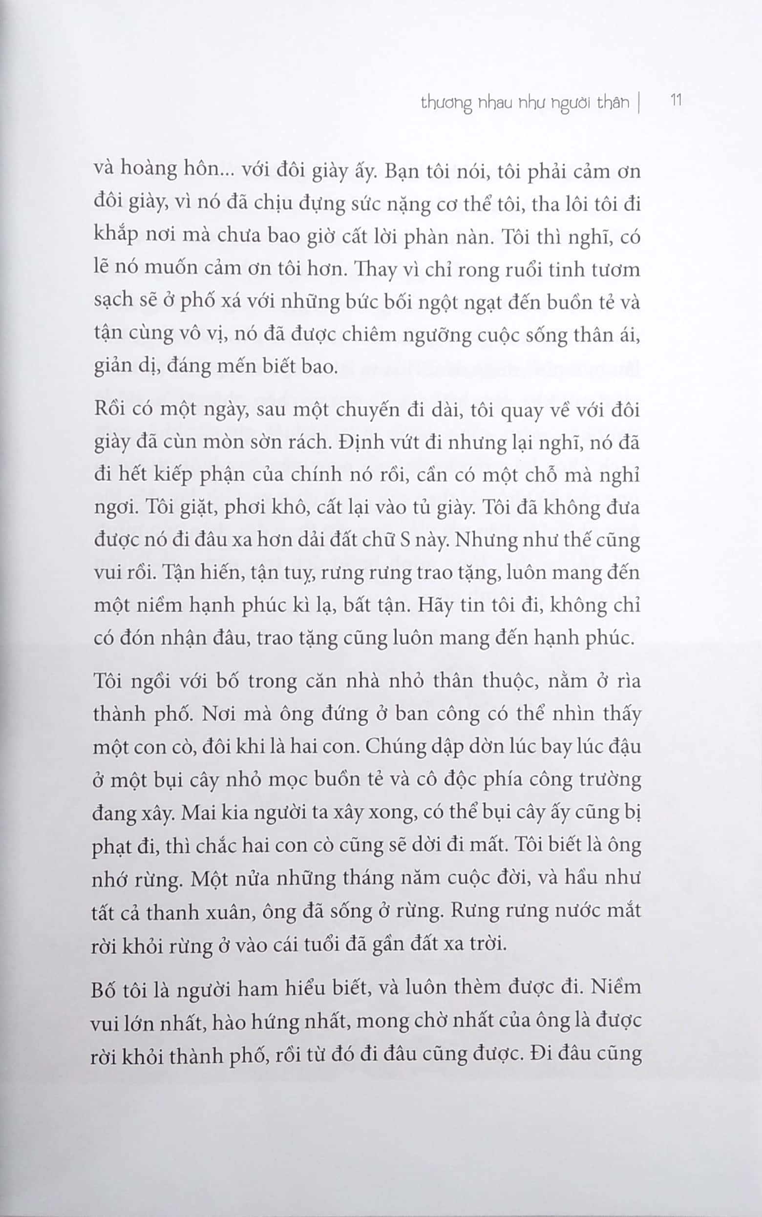 thương nhau như người thân