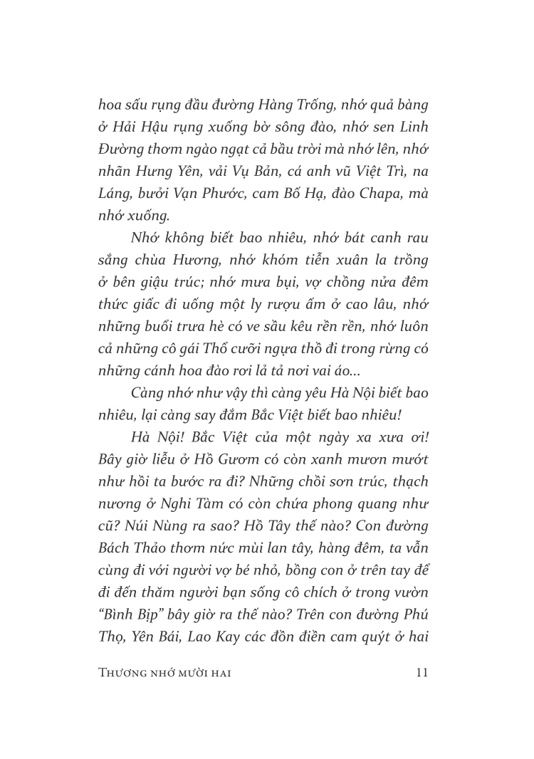 thương nhớ mười hai (tái bản 2021)