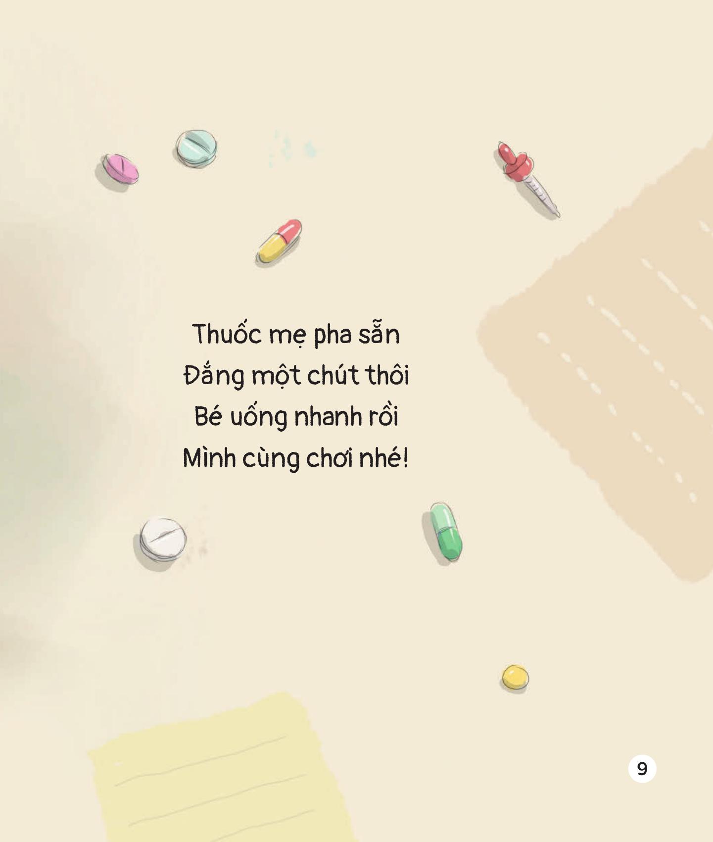 thương quá đi thôi! - bé con bệnh rồi!