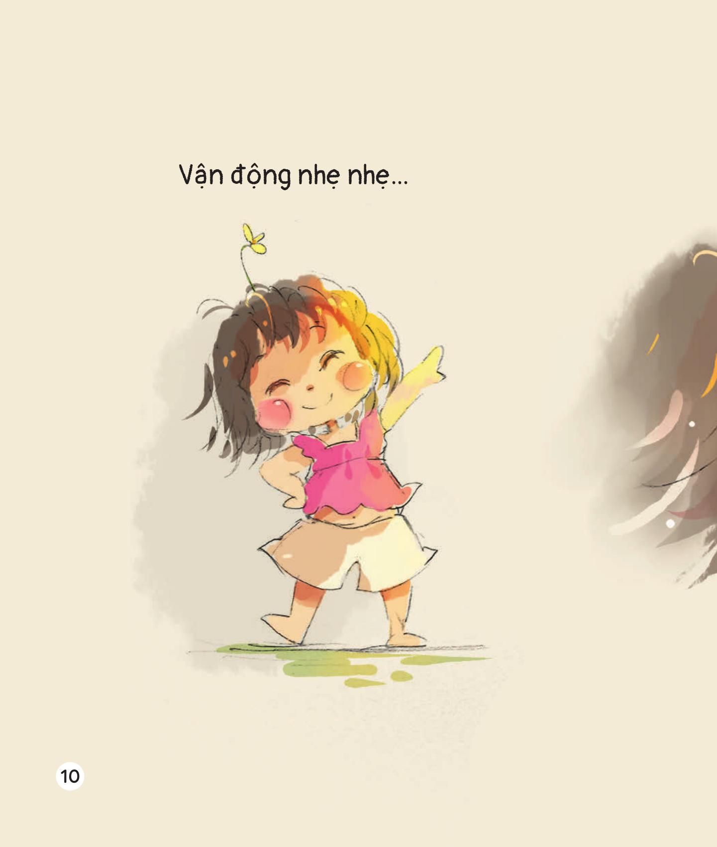 thương quá đi thôi! - bé con bệnh rồi!