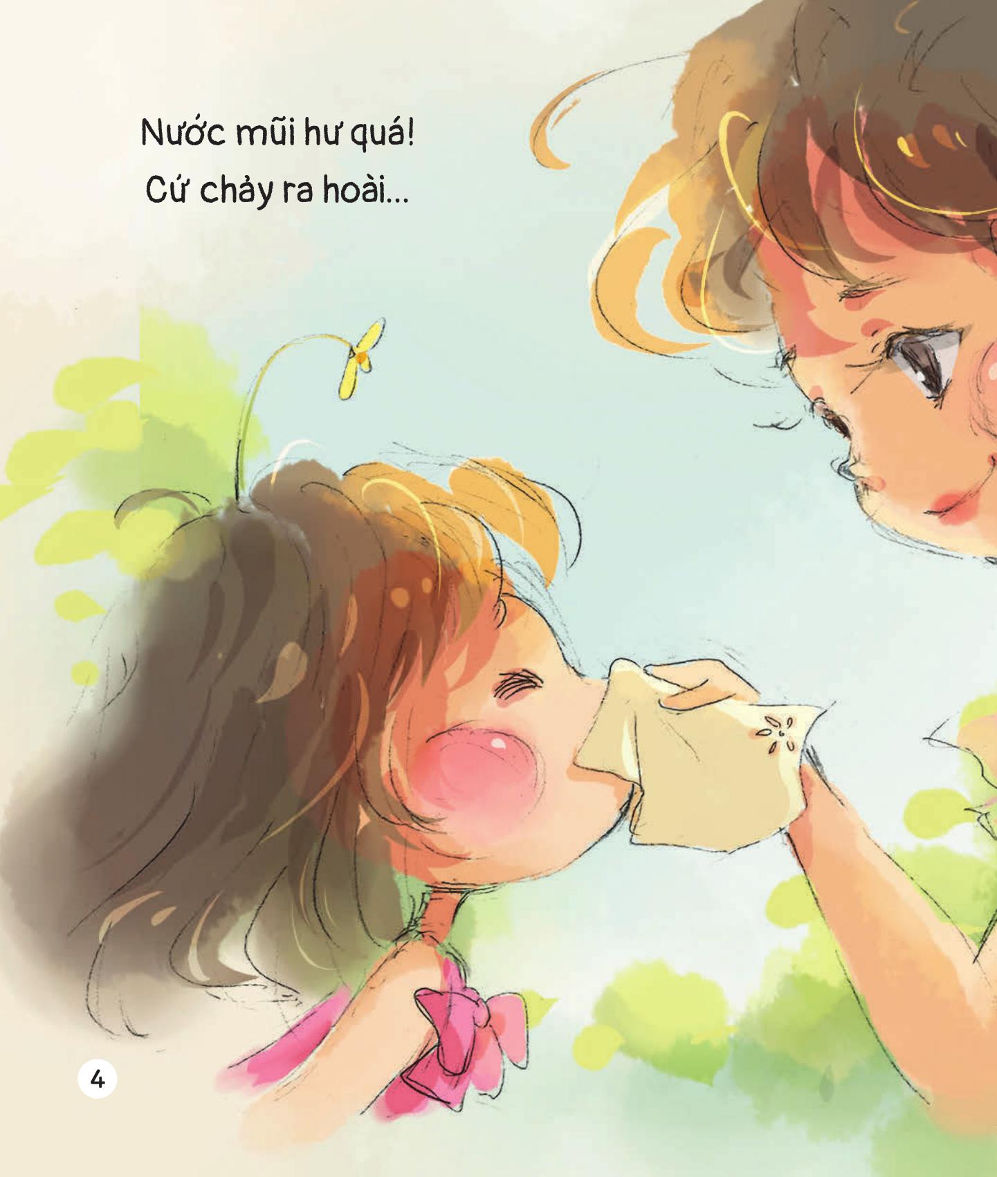 thương quá đi thôi! - bé con bệnh rồi!