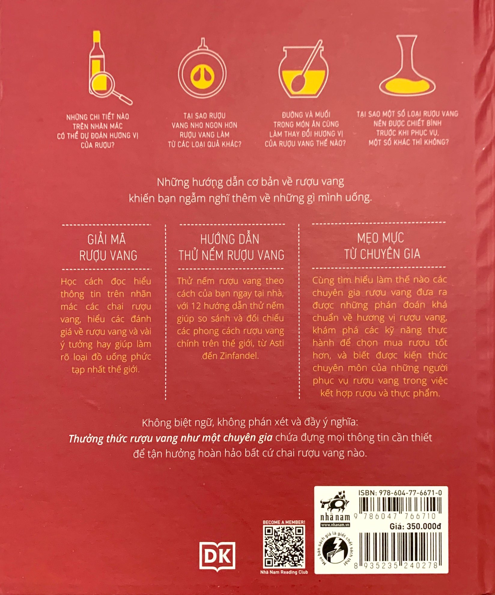 thưởng thức rượu vang như một chuyên gia