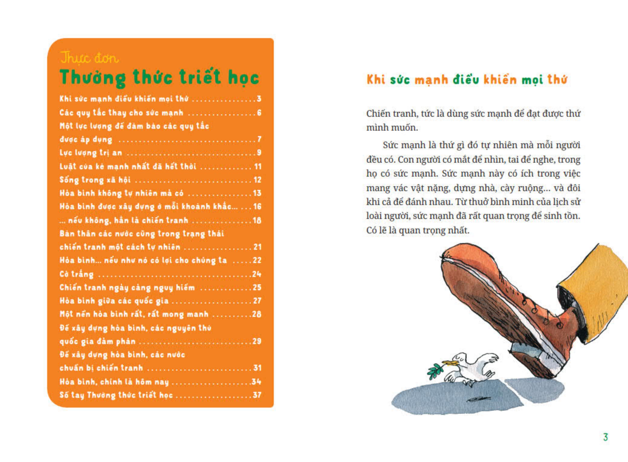 thưởng thức triết học - chiến tranh và hòa bình