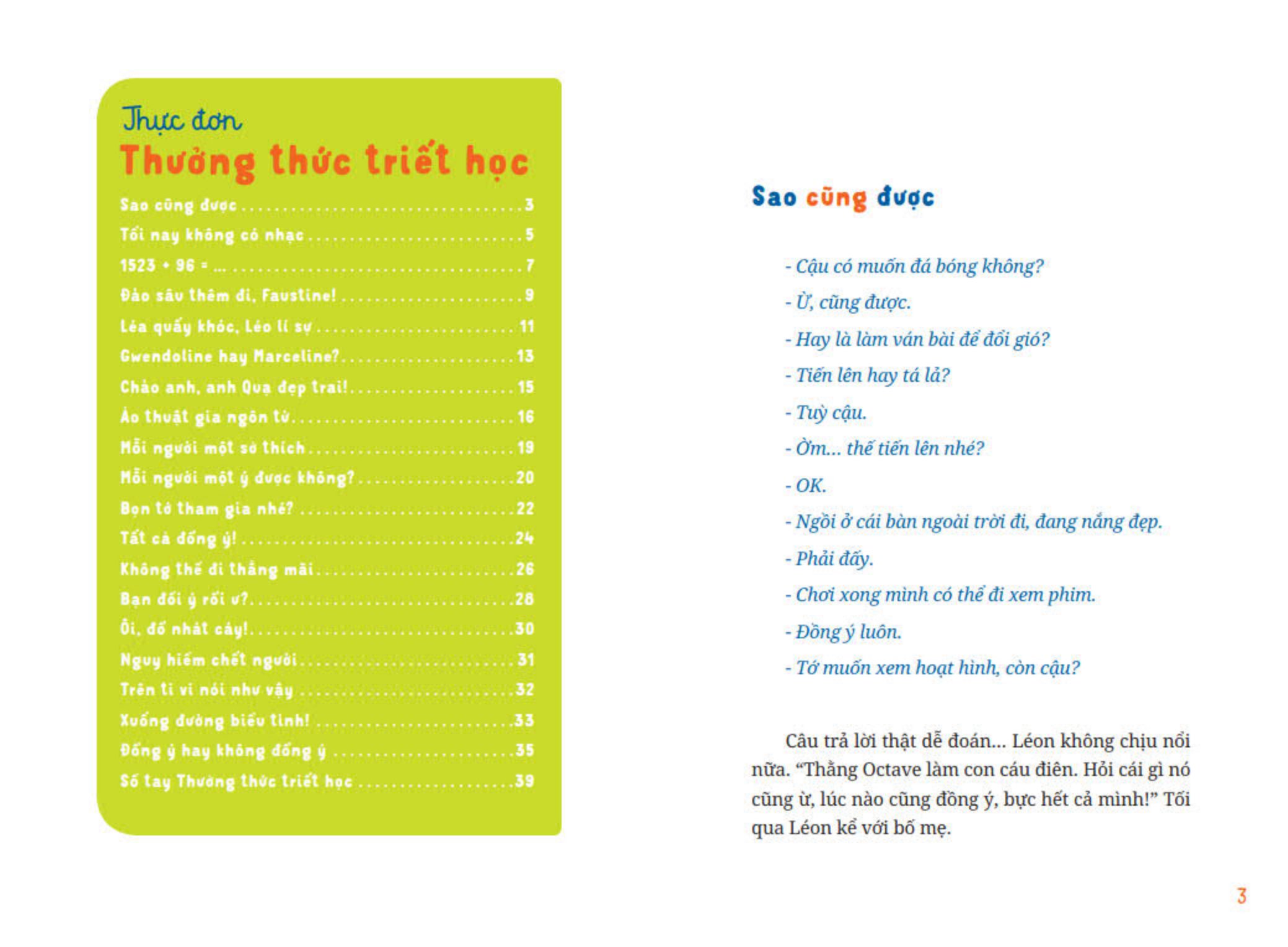 thưởng thức triết học - đồng ý và bất đồng