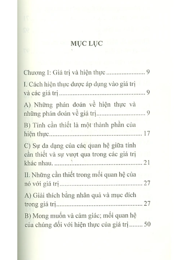 thuyết giá trị