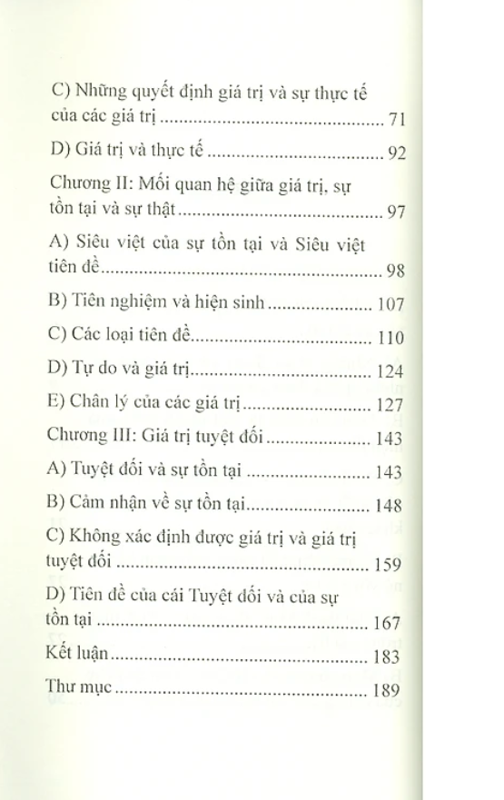 thuyết giá trị