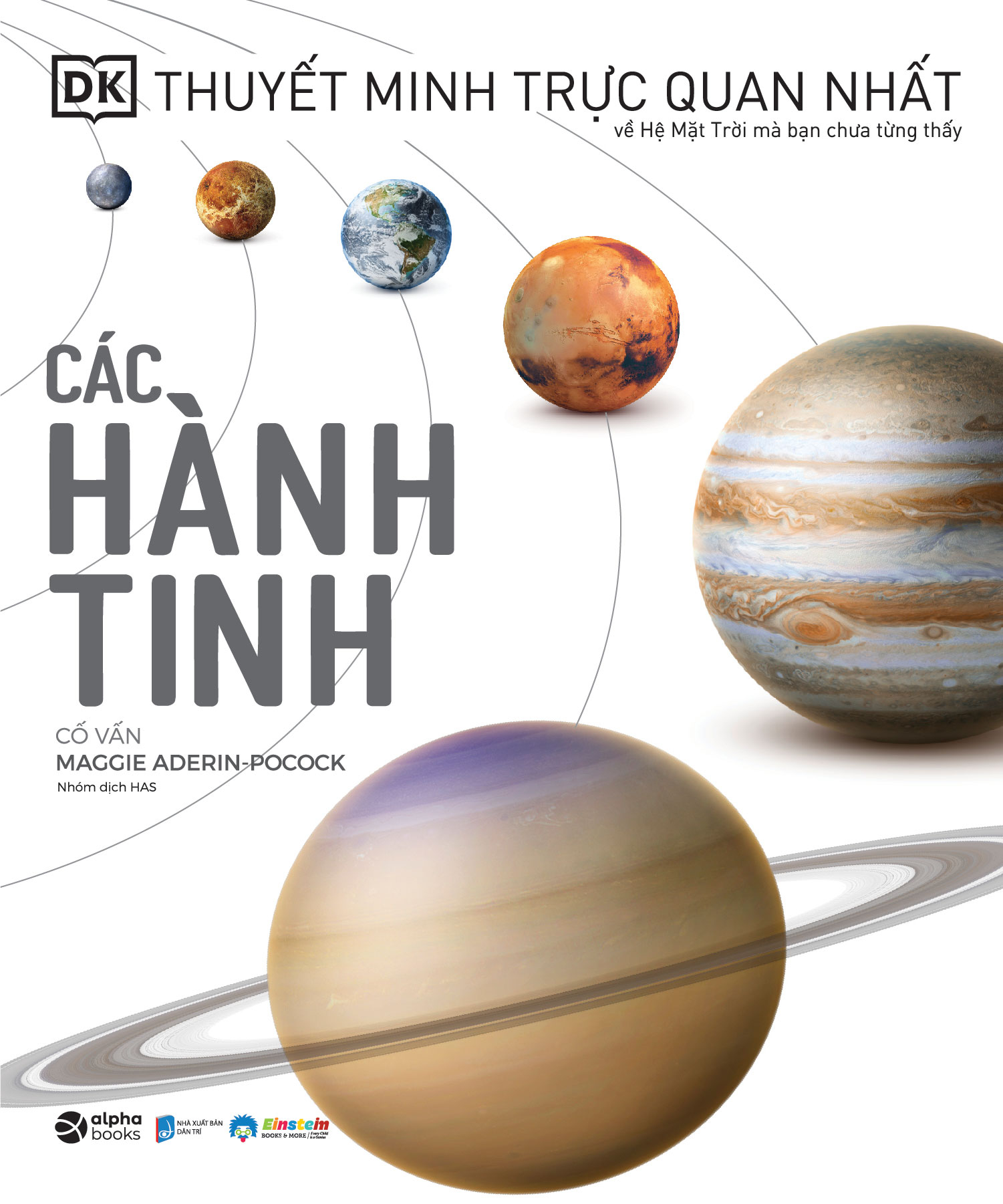 thuyết minh trực quan nhất về hệ mặt trời mà bạn chưa từng thấy - các hành tinh - bìa cứng