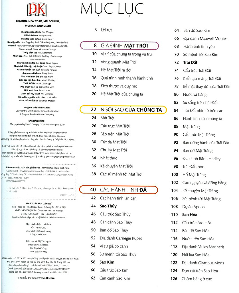 thuyết minh trực quan nhất về hệ mặt trời mà bạn chưa từng thấy - các hành tinh - bìa cứng