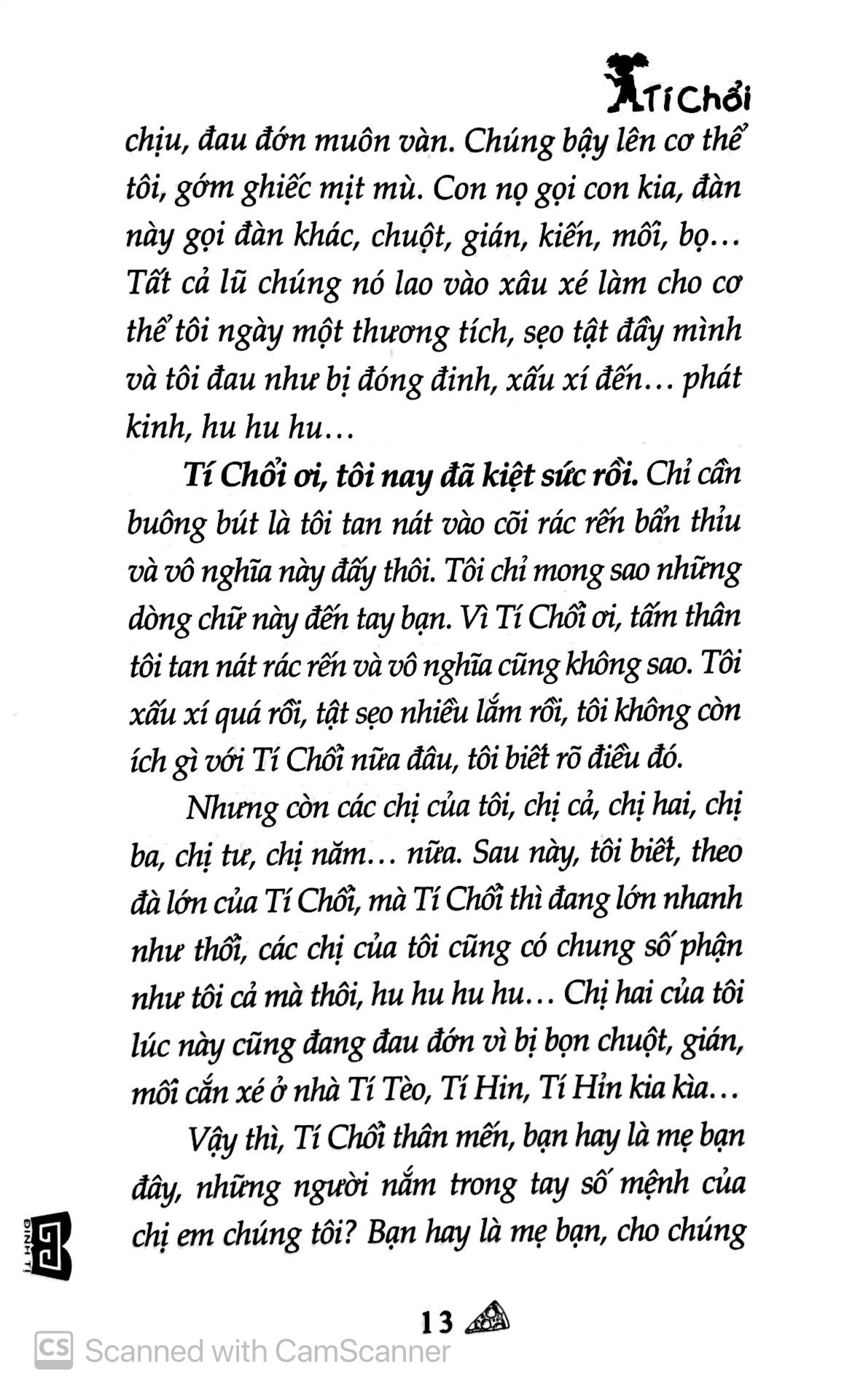 tí chổi - bức thư kỳ lạ của áo choàng