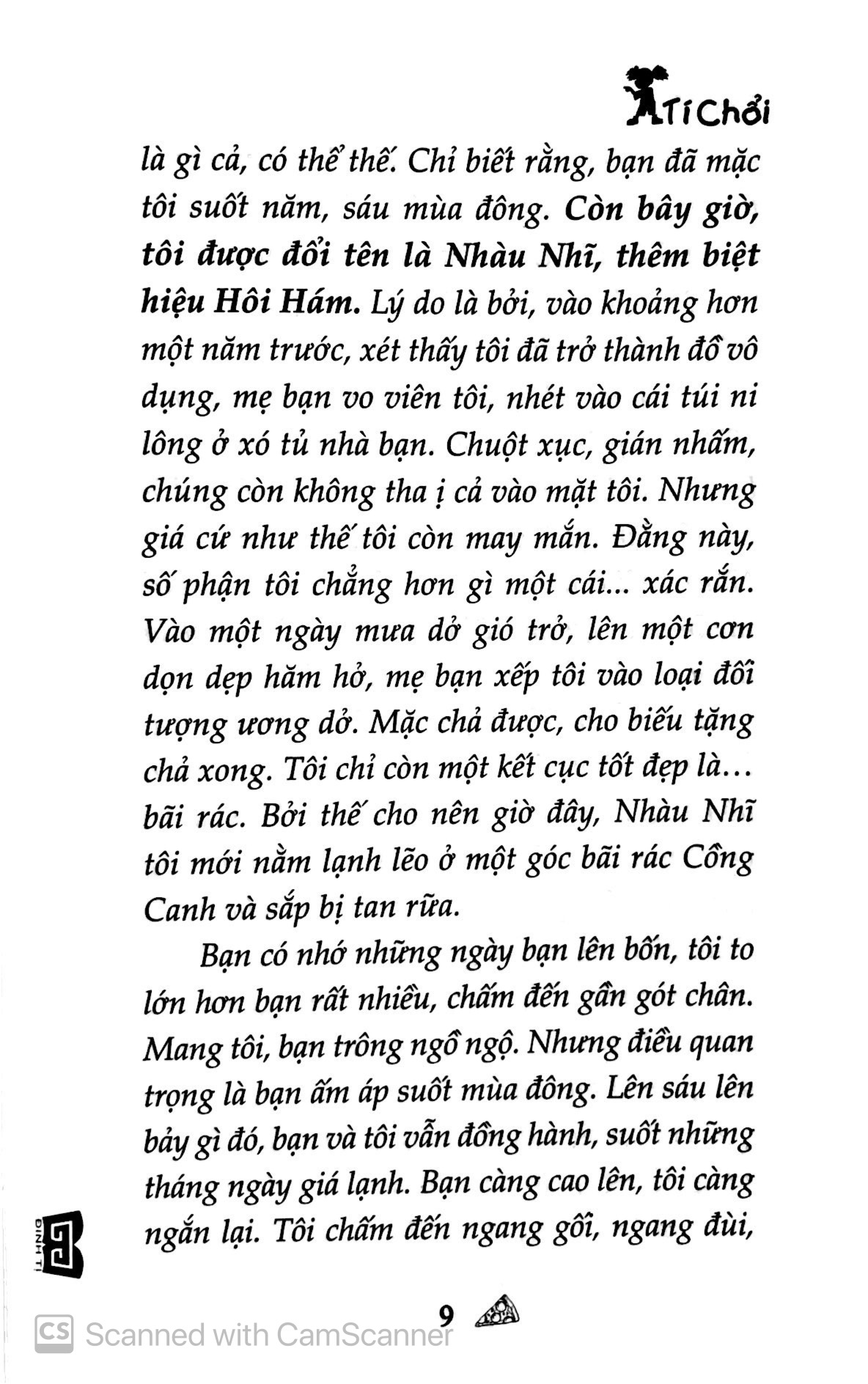 tí chổi - bức thư kỳ lạ của áo choàng