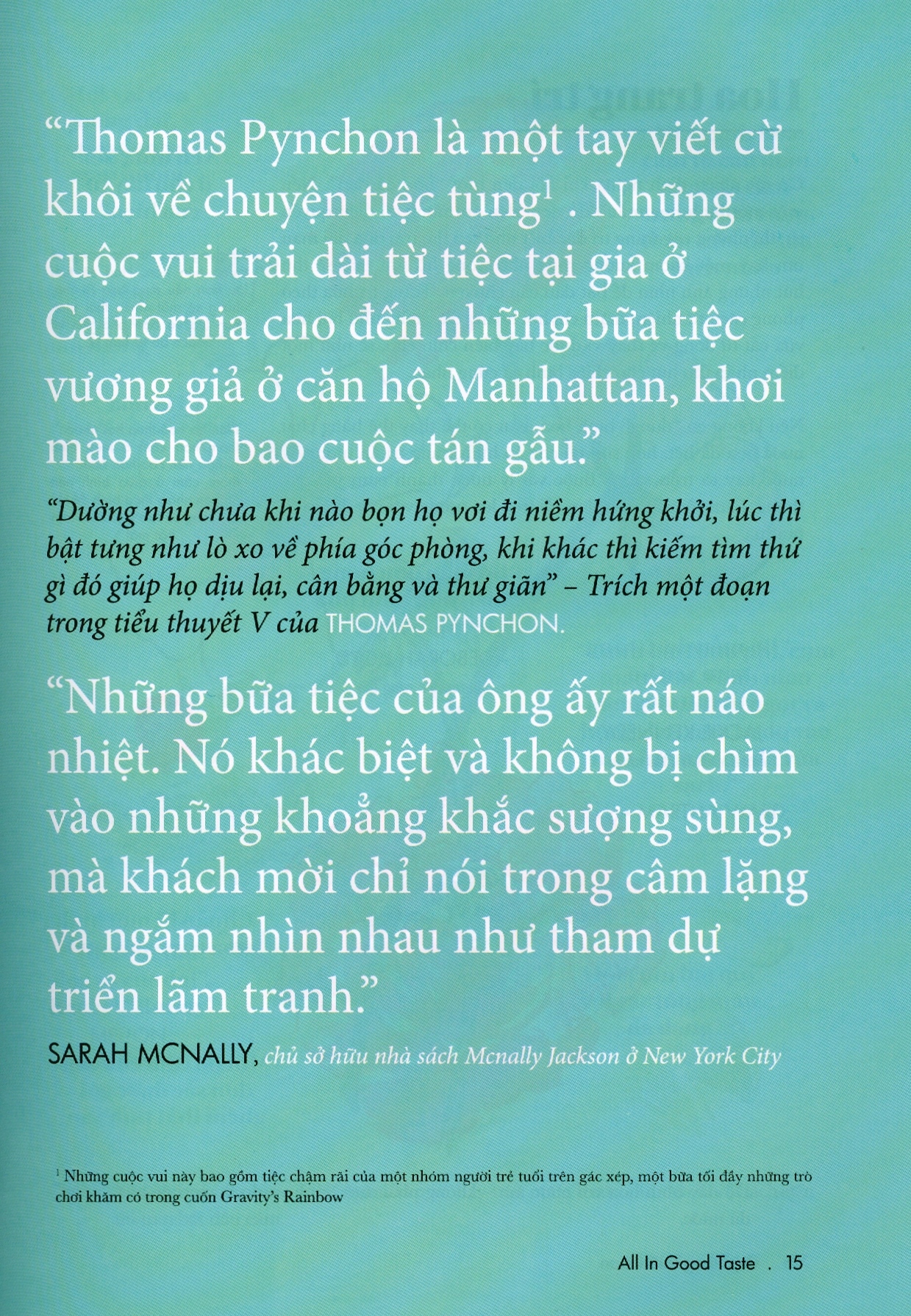 tiệc tùng miên man