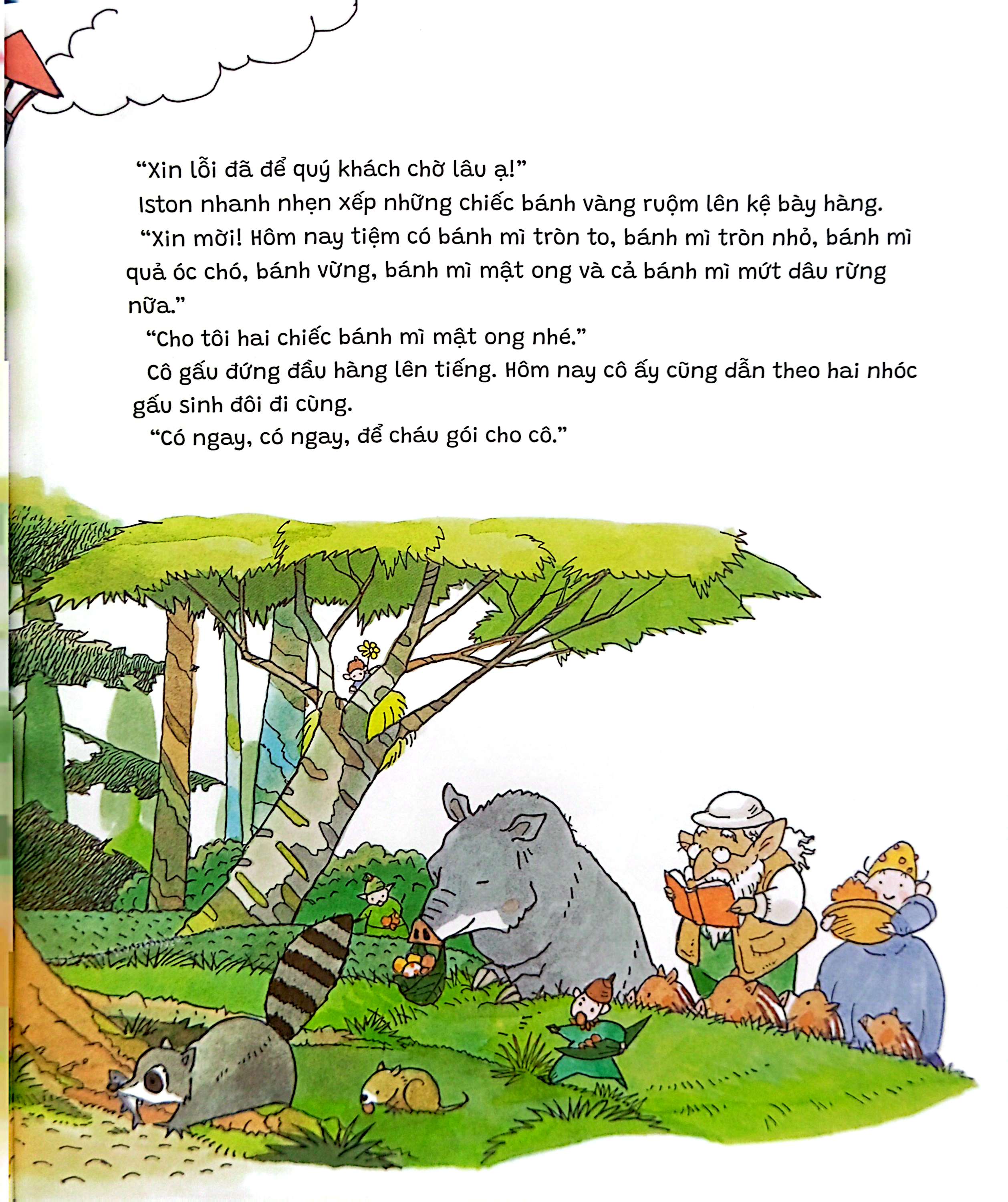 tiệm bánh mì của iston