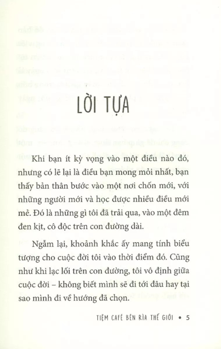 tiệm café bên rìa thế giới