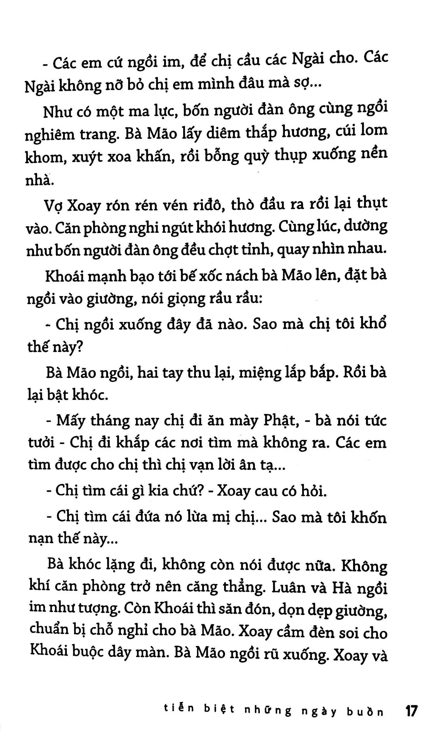 tiễn biệt những ngày buồn