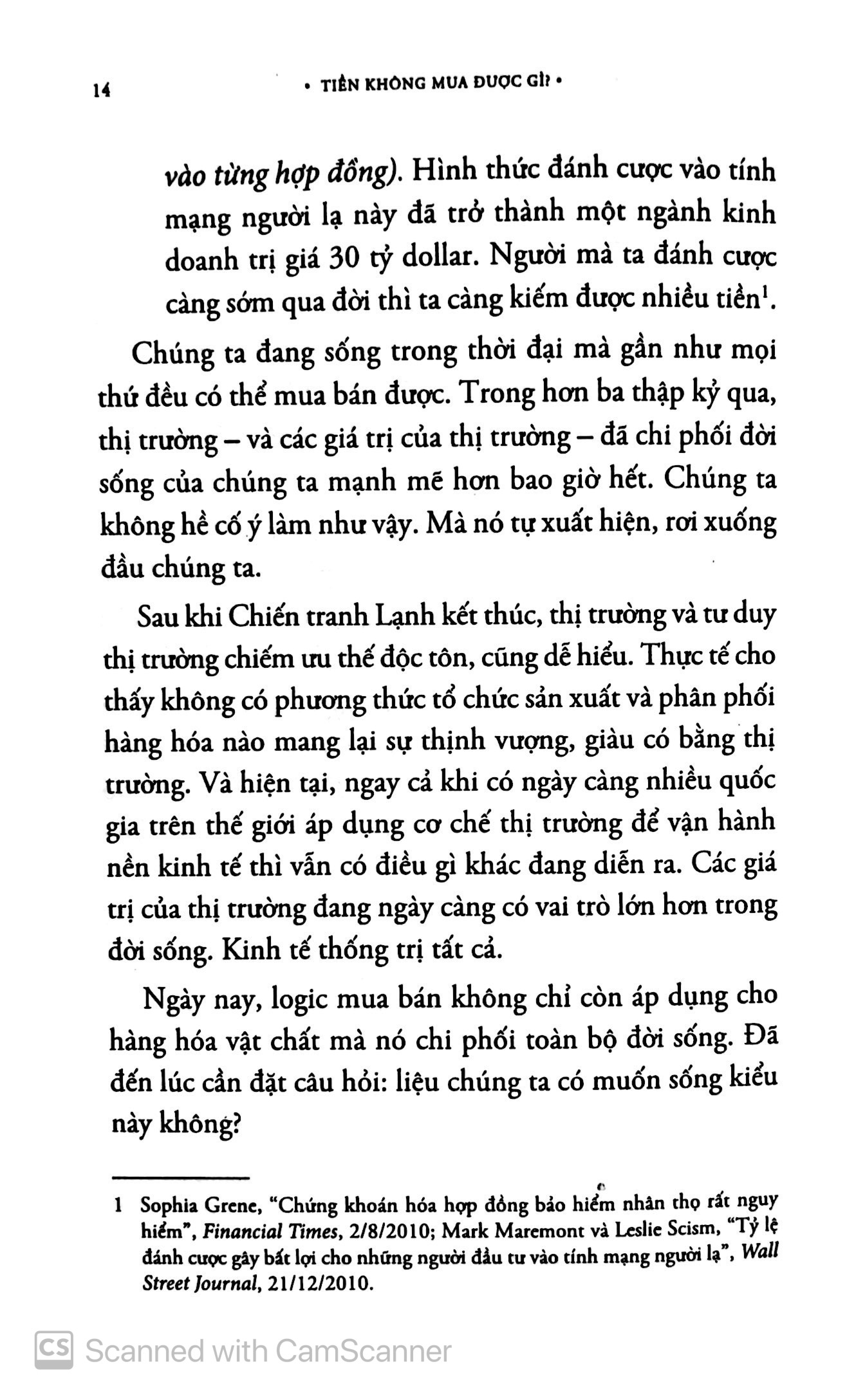tiền không mua được gì? (tái bản 2019)