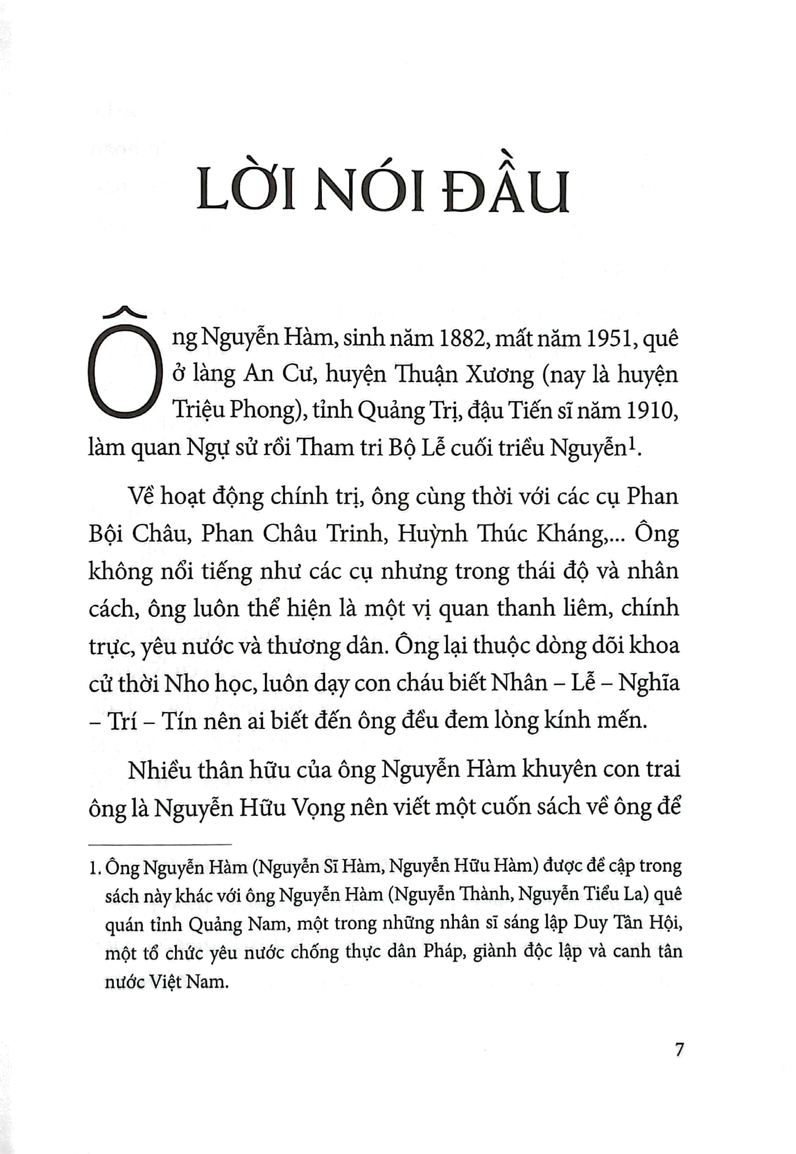 tiến sĩ nguyễn hàm - thời thế, thân thế và gia đình