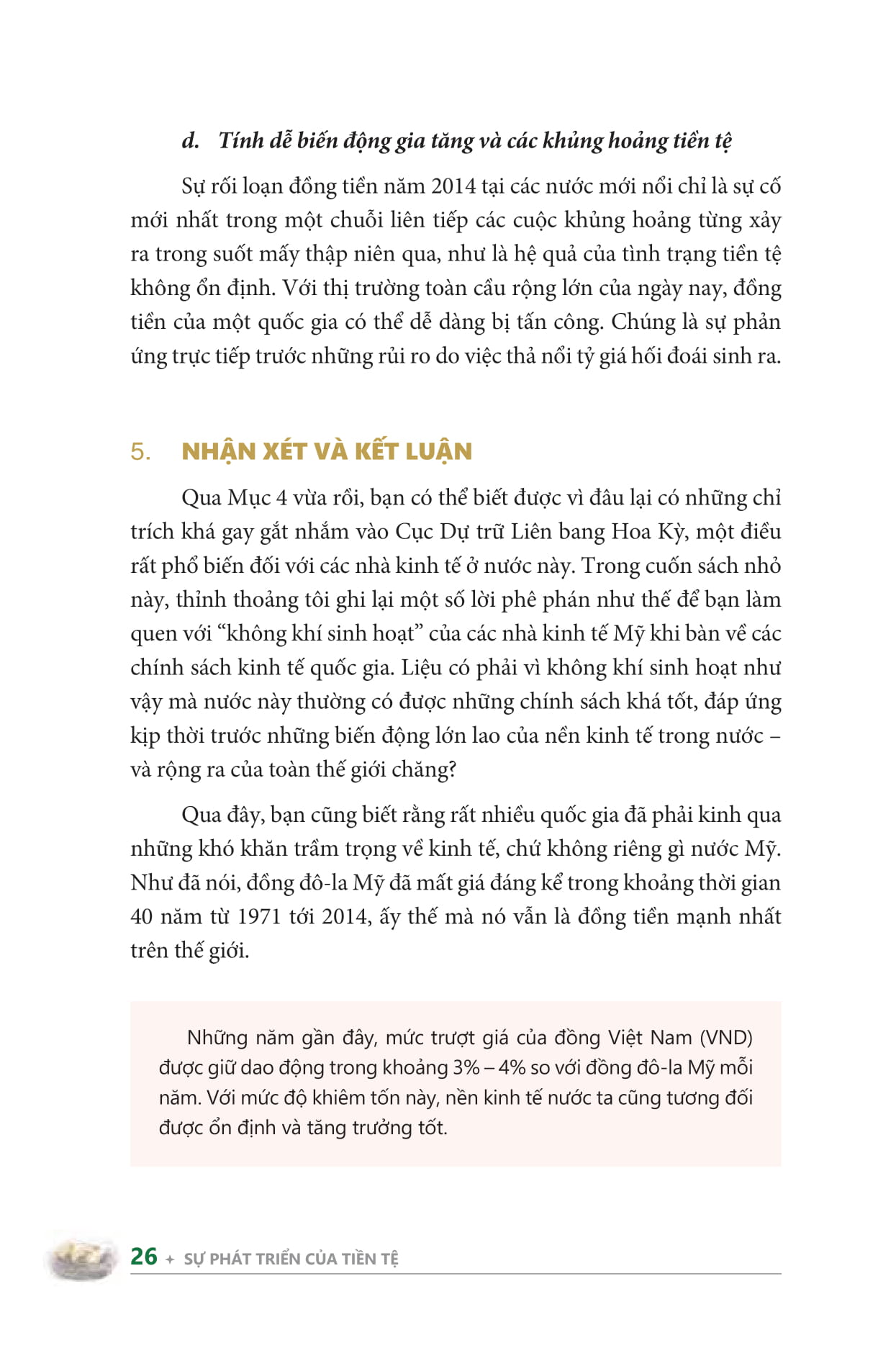 tiền tệ và chuyện làm giàu an toàn