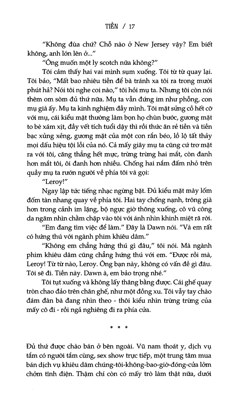 tiền - thư tuyệt mệnh