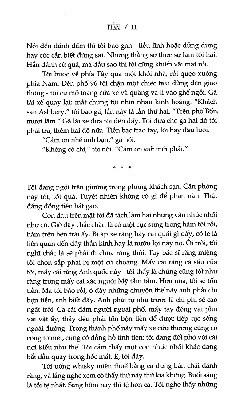 tiền - thư tuyệt mệnh