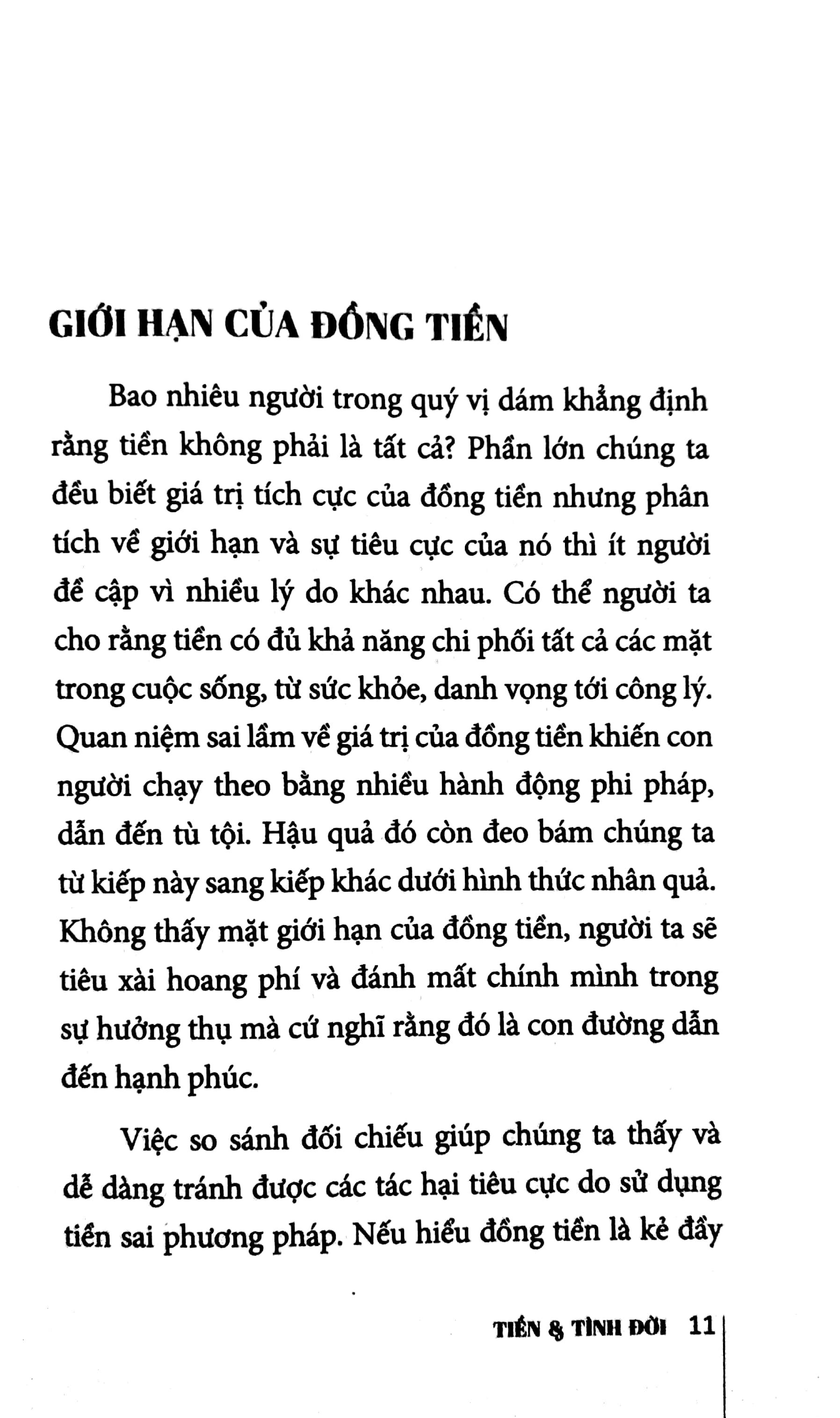 tiền và tình đời - nghệ thuật buông bỏ