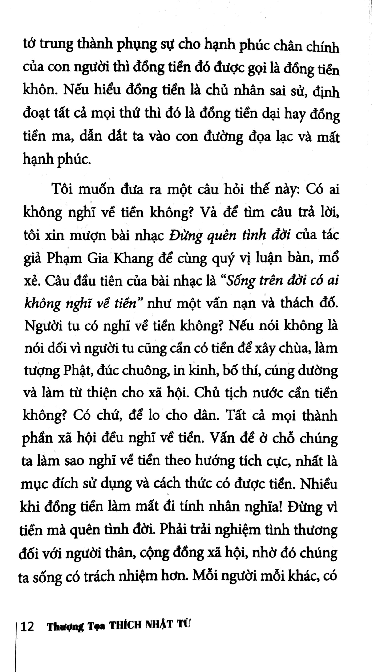 tiền và tình đời - nghệ thuật buông bỏ