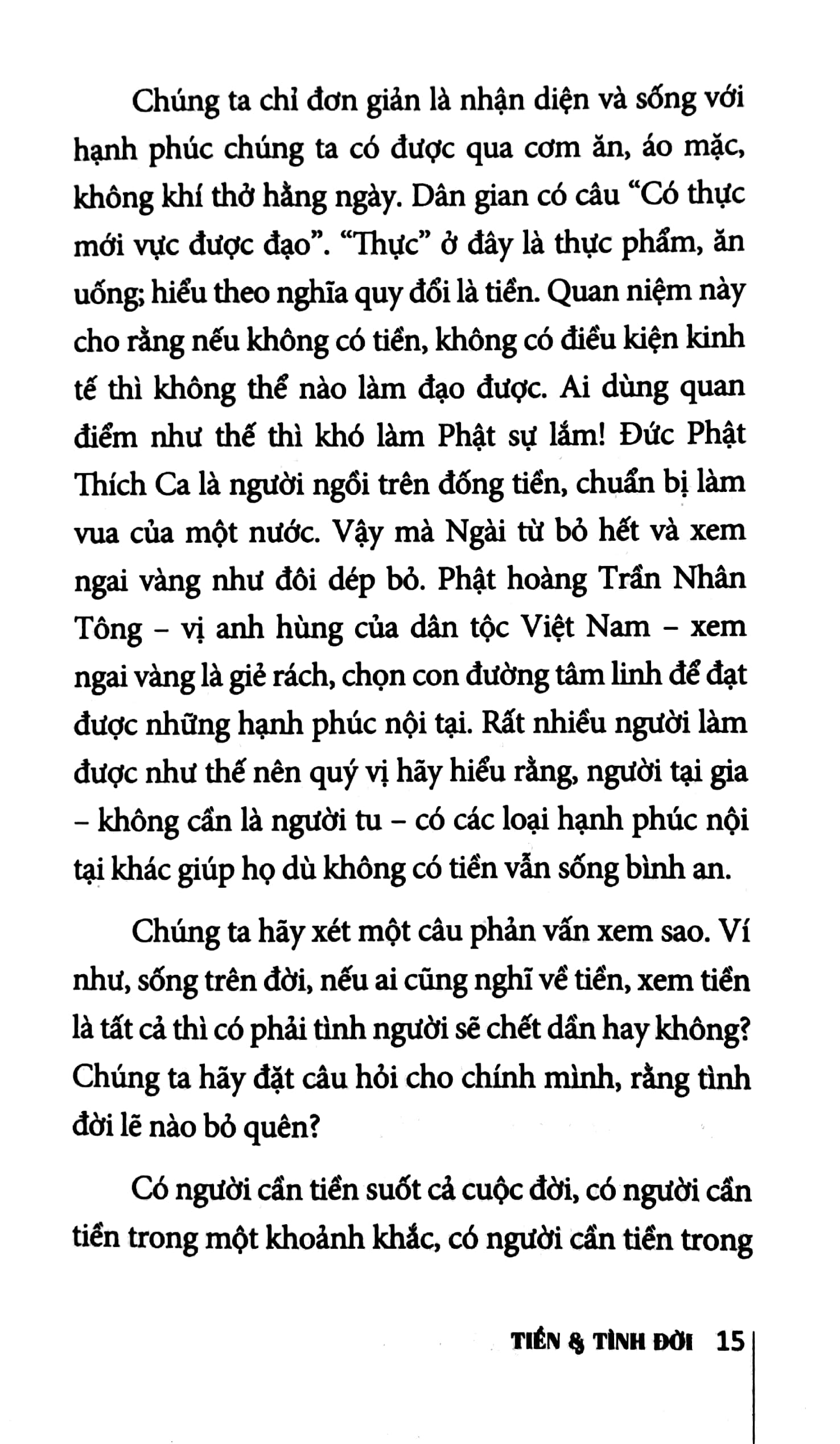 tiền và tình đời - nghệ thuật buông bỏ