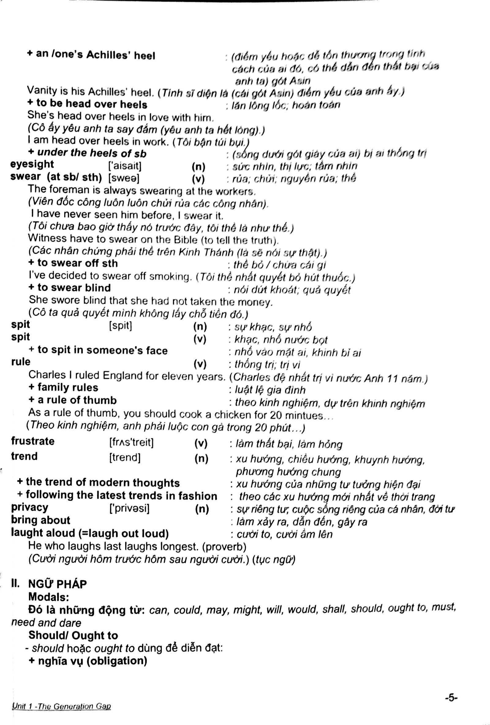 tiếng anh 11 - hướng dẫn học & làm bài