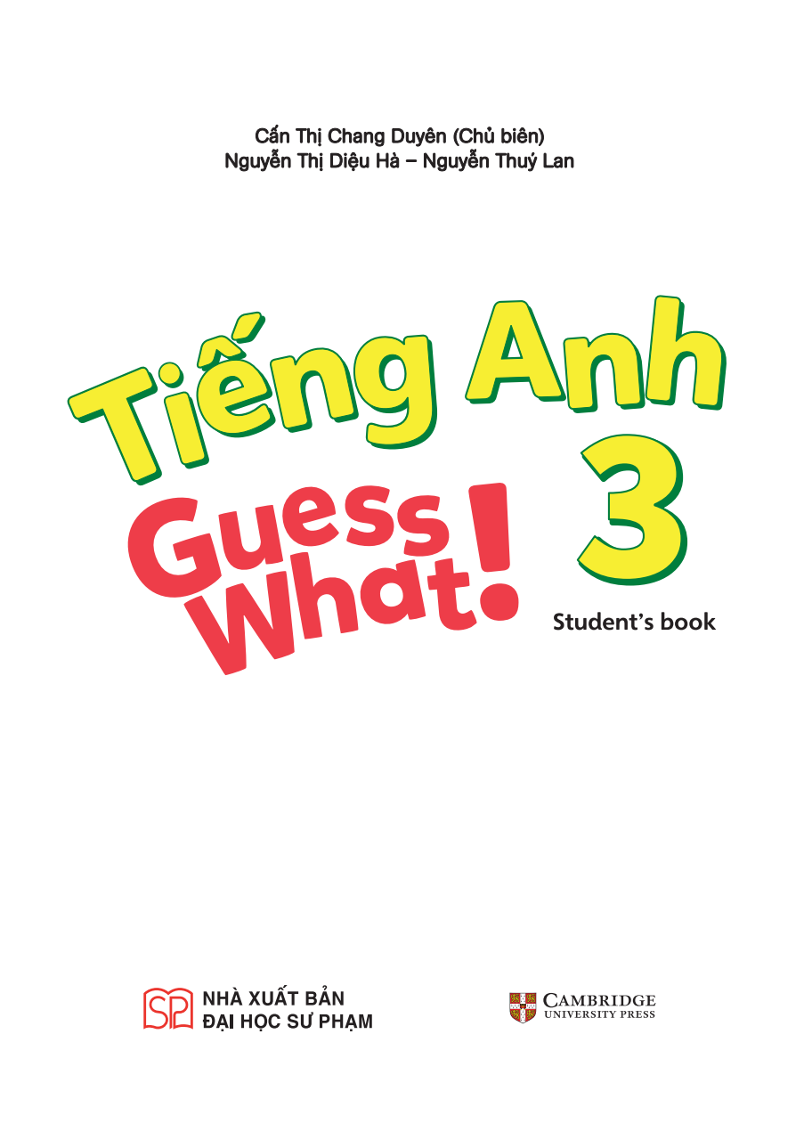 tiếng anh 3 guess what! - student's book