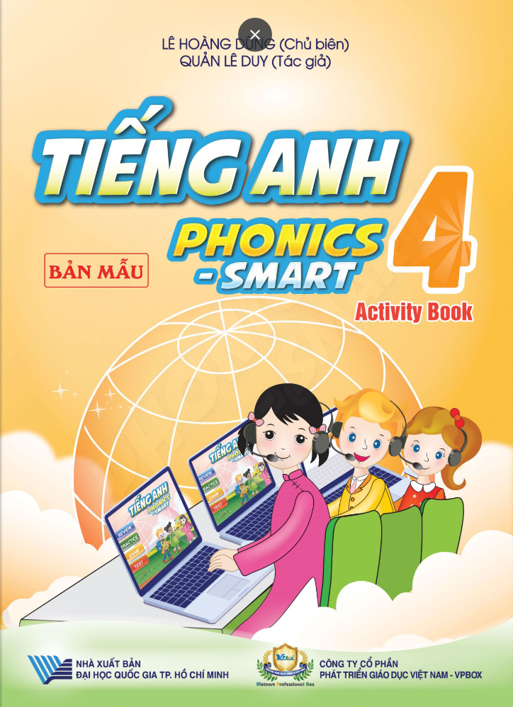 tiếng anh 4 phonics - smart - activity book