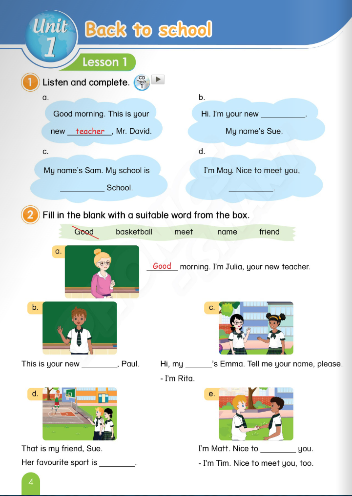 tiếng anh 4 phonics - smart - activity book