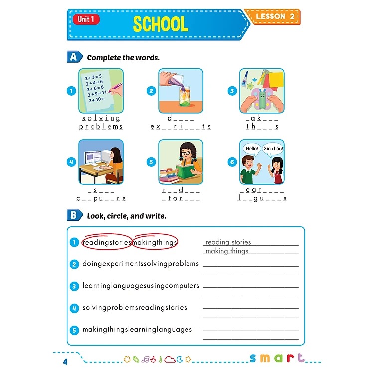 tiếng anh 5 i-learn smart start - workbook (2024)