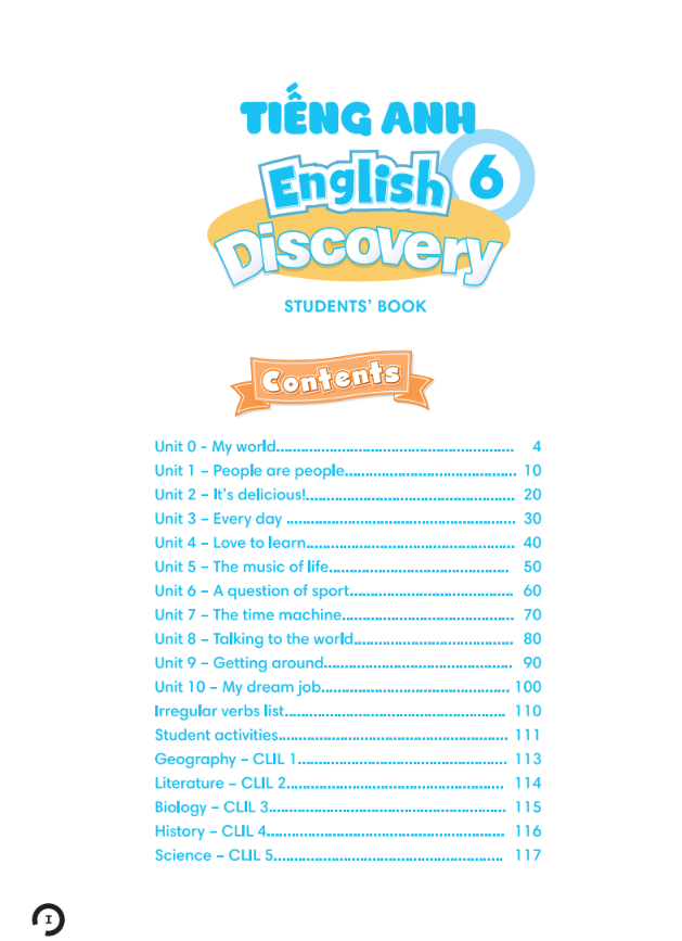 tiếng anh 6 - english discovery - students' book