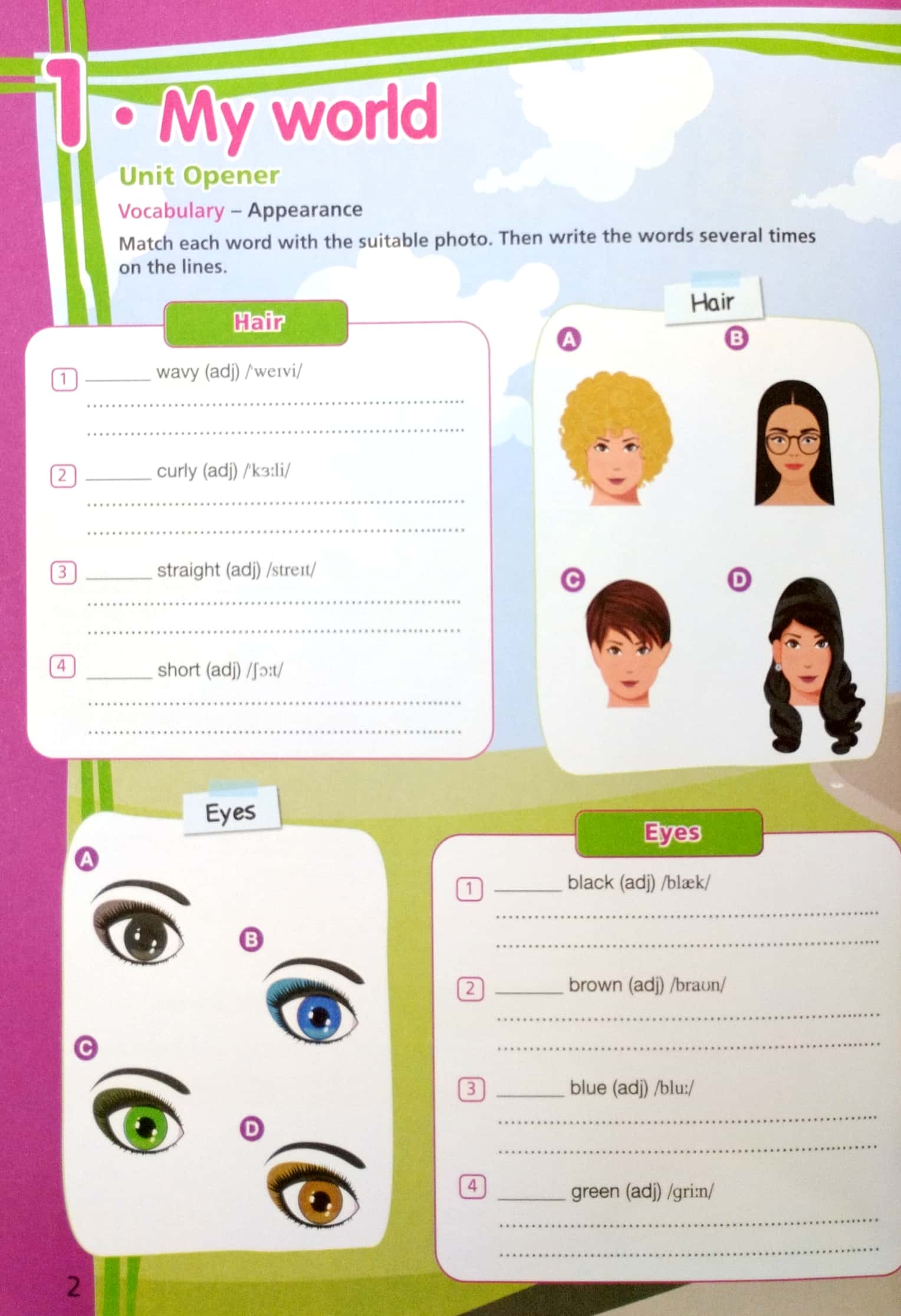 tiếng anh 7 right on - vở ghi chép