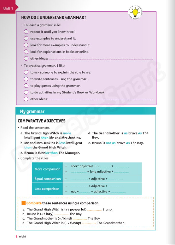 tiếng anh 8 bloggers - smart - workbook