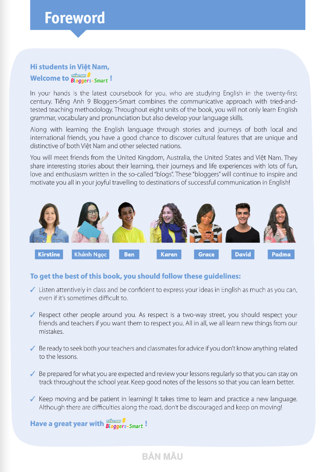 tiếng anh 9 bloggers - smart - student's book (2024)