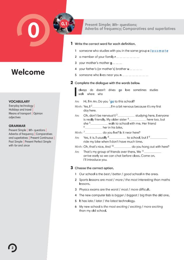 tiếng anh 9 - english discovery - workbook