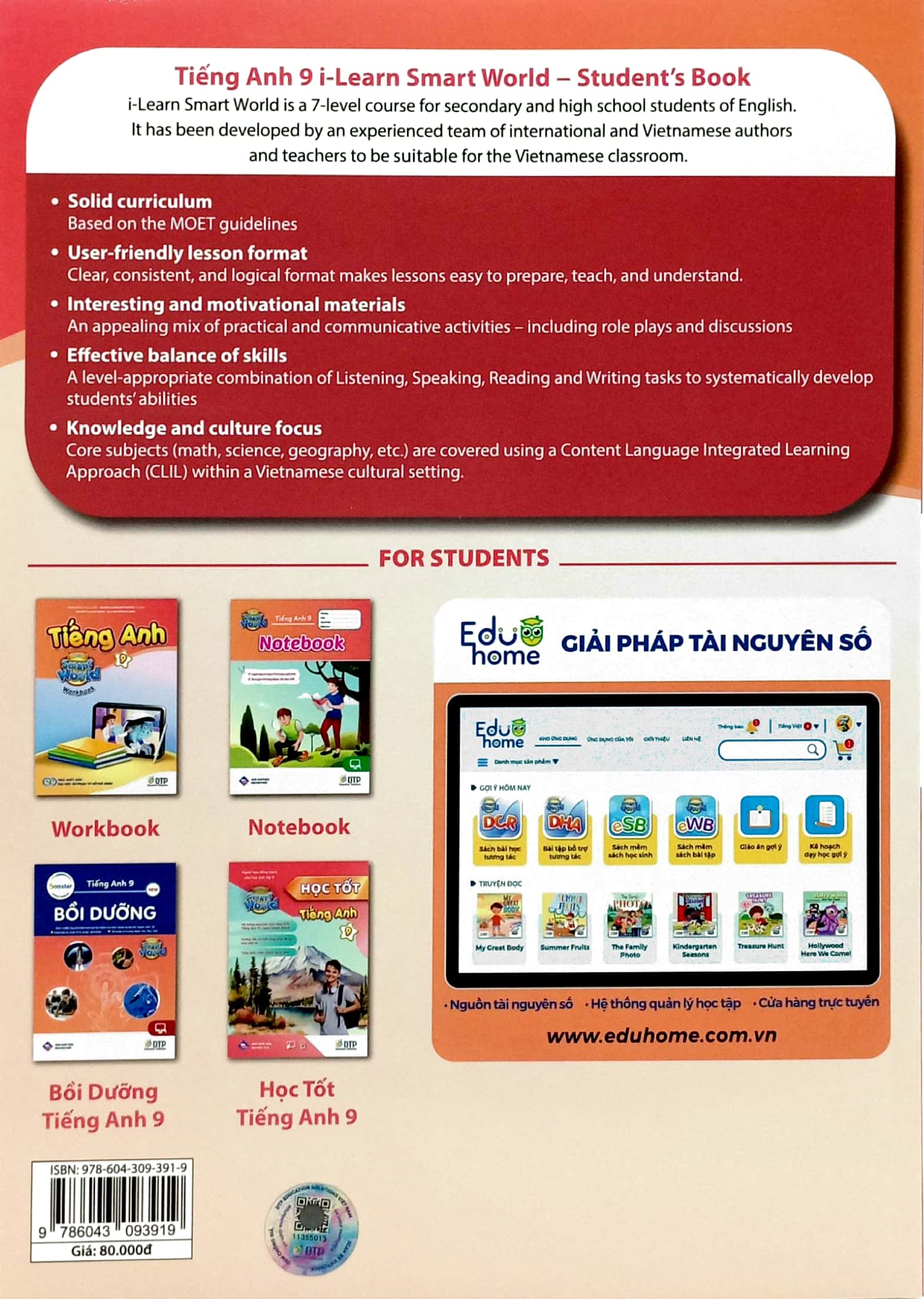 tiếng anh 9 i-learn smart world - student's book (chuẩn)