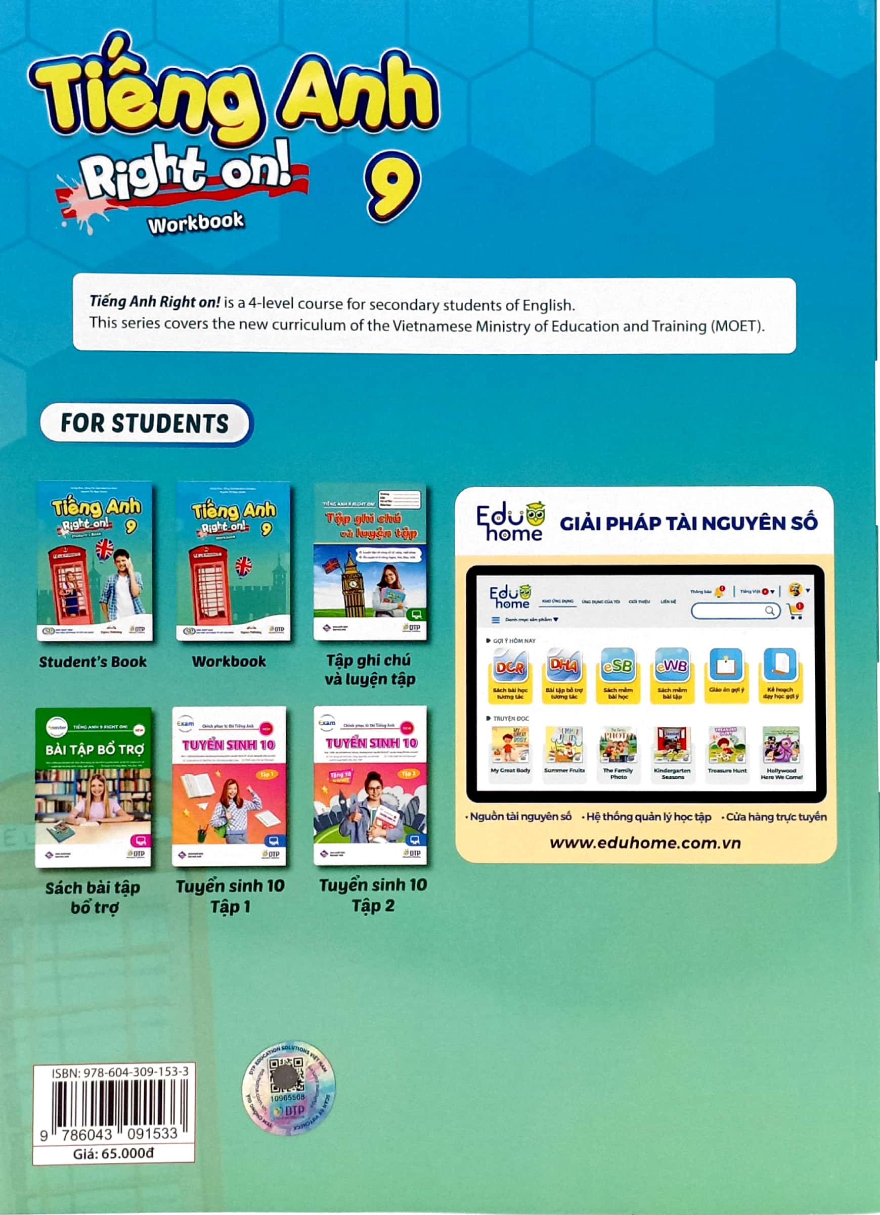 tiếng anh 9 right on! workbook (chuẩn)